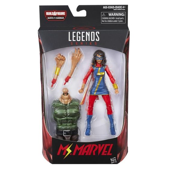 Ms Marvel (Build A Figure Marvel's Sandman)