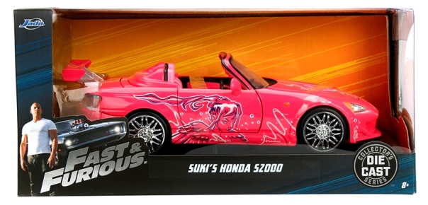 Pink Jada 97610 Sukis 2001 Honda S2000 Fast & Furious Movie 1 by 32 Diecast Model Car 