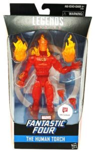 The Human Torch Fantastic Four Exclusive Walgreens Legends Series Marvel Legends Fantastic Four Series Rare Vintage 2016 Now And Then Collectibles