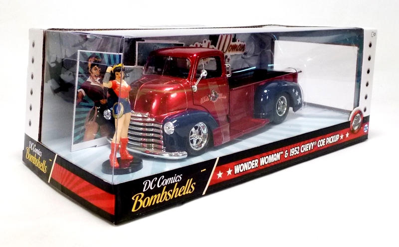 Chevrolet COE Pickup Custom Wonder Woman 1:24 - Réplica de pelícu