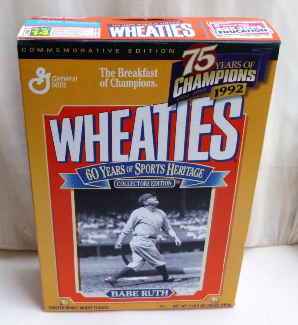 Babe Ruth Empty Box(75 Years Of Champions! Wheaties) (2)