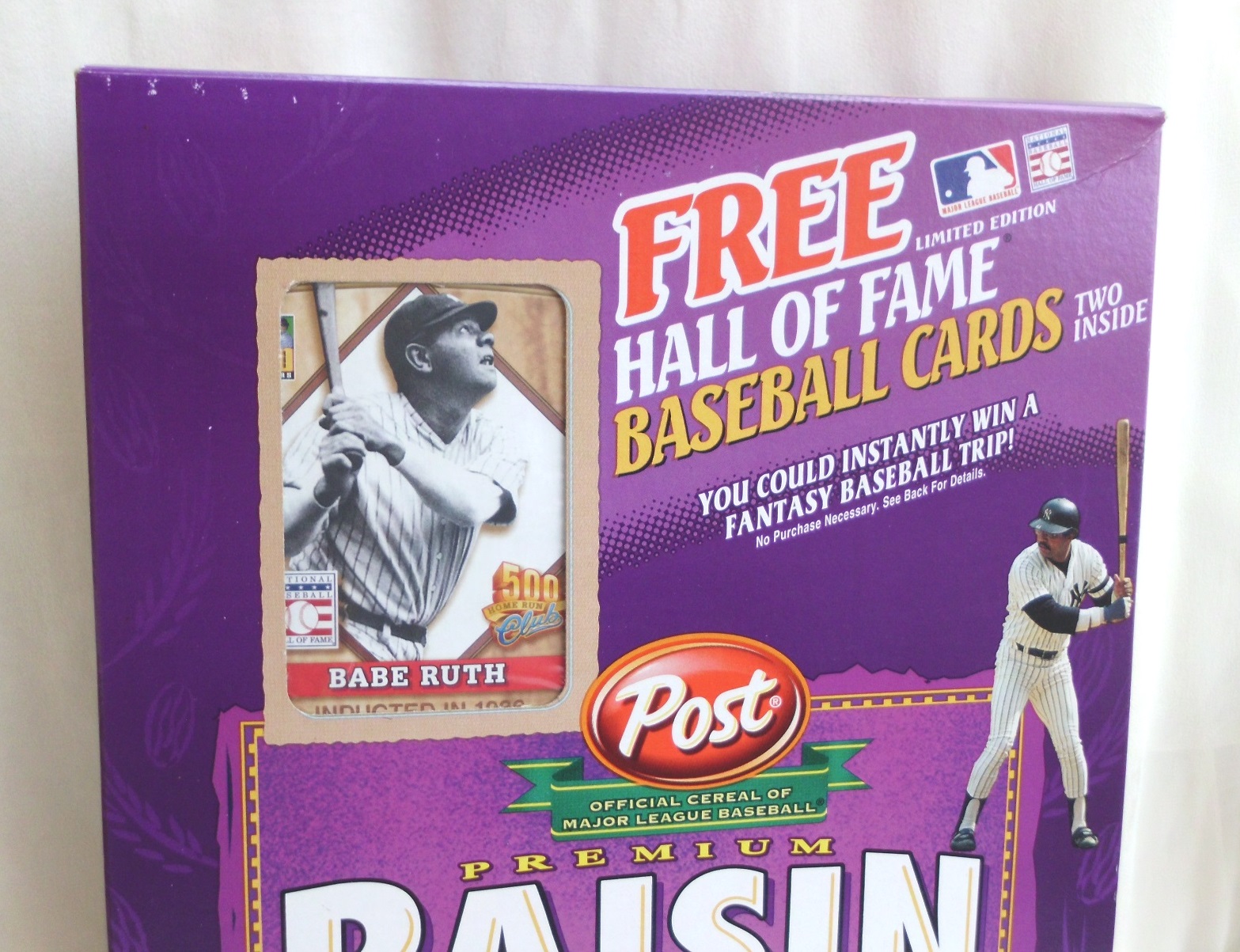 Babe Ruth “Limited Edition Two 500 Home Run Club Hall Of Fame Baseball