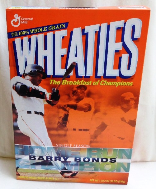 Barry Bonds Empty Box(Single Season Home Runs Champ! Wheaties) (0)