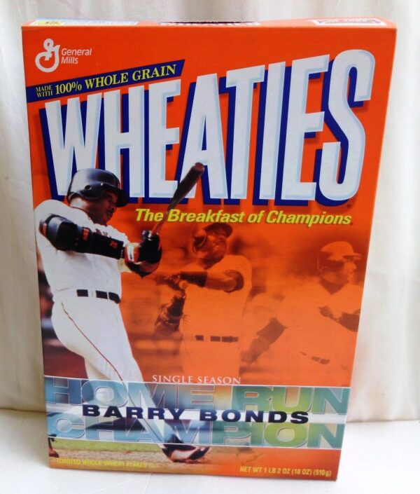 Barry Bonds Empty Box(Single Season Home Runs Champ! Wheaties) (1)