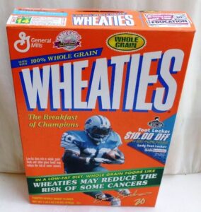 Barry Sanders #20 NFL (Foot Locker) Wheaties (0)