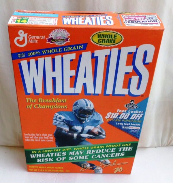 Barry Sanders #20 NFL (Foot Locker) Wheaties (1)