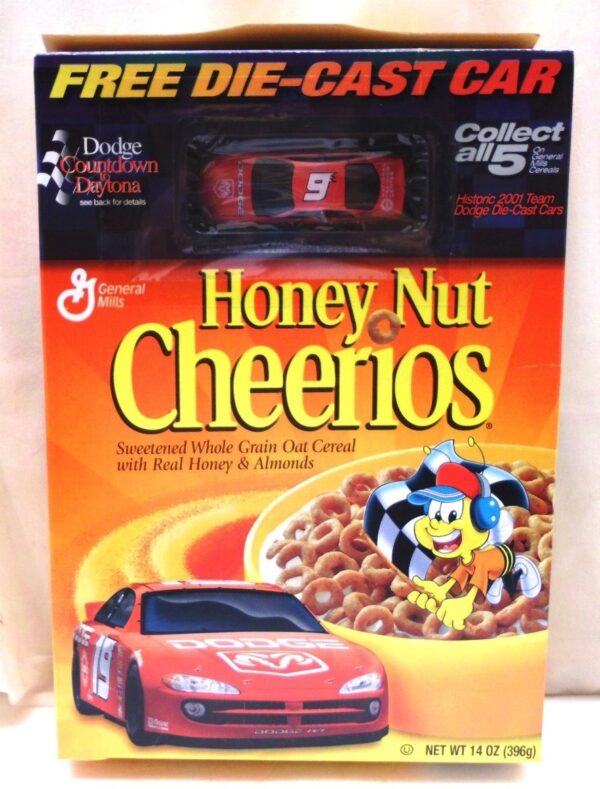 Bill Elliott #9 Die-Cast (Dodge Daytona Countdown-Honey Nut Cheerios) (1)