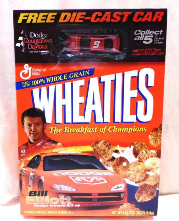 Bill Elliott #9 Die-Cast (Dodge Daytona Countdown-Wheaties) (1)