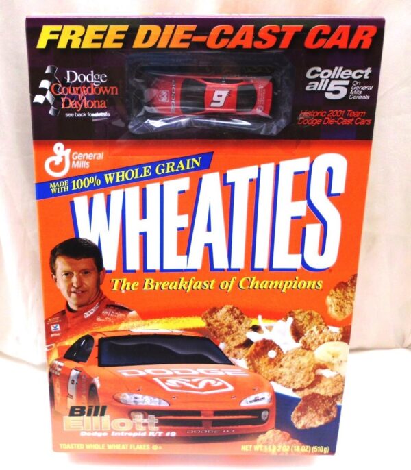 Bill Elliott #9 Die-Cast (Dodge Daytona Countdown-Wheaties) (2)