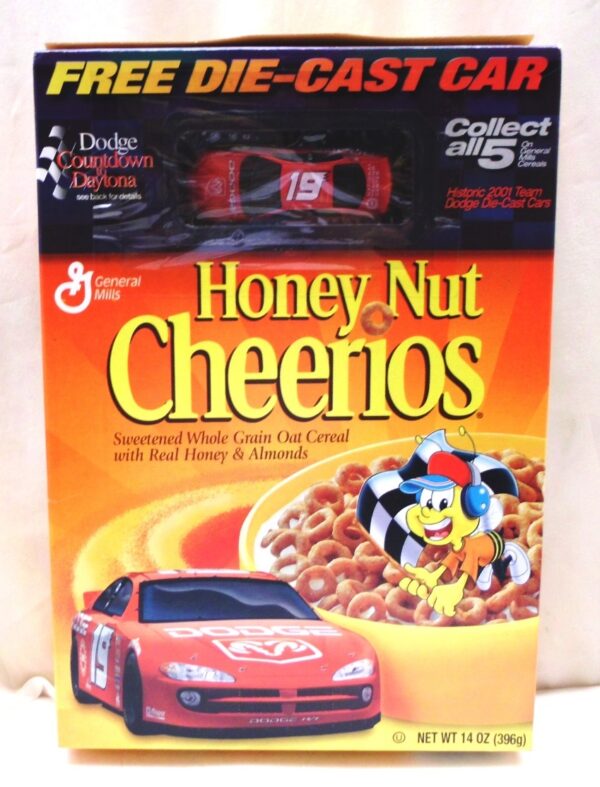 Casey Atwood #19 Die-Cast (Dodge Daytona Countdown-Honey Nut Cheerios) (1)