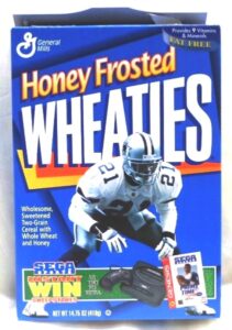 Deion Sanders #21 Prime Time (Dallas Honey Frosted Wheaties) (1 - Copy