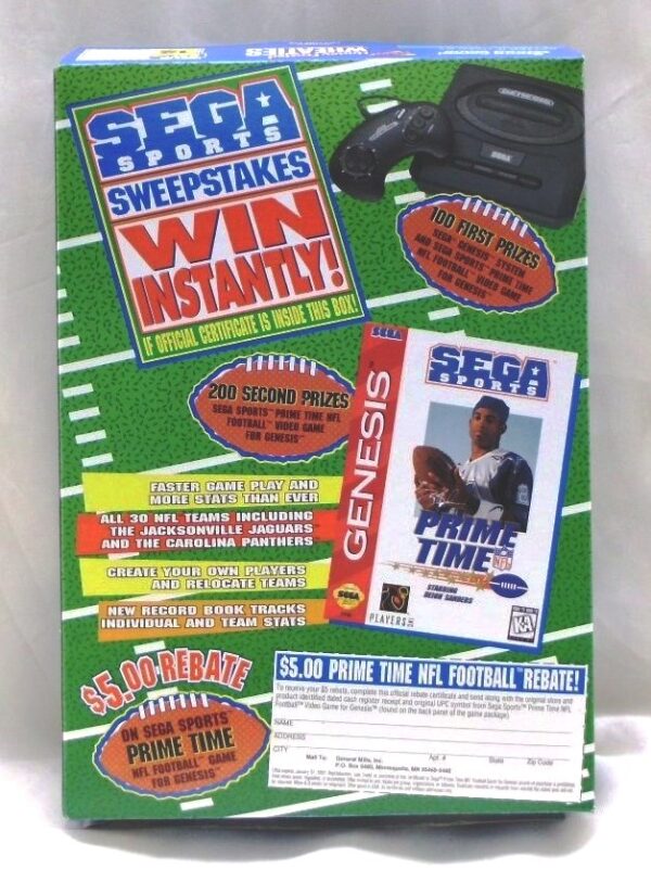 Deion Sanders #21 Prime Time (Dallas Honey Frosted Wheaties) (2)