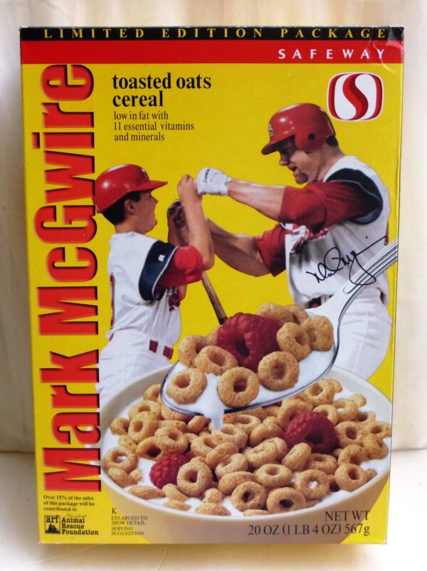 Mark McGwire Empty Box(Safeway Ltd Ed! Toasted Oats) (2) Mark McGwire Empty Box(Safeway Ltd Ed! Toasted Oats) (2)