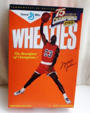 Michael Jordan Empty Box(75 Years Of Champions! Wheaties) (1)