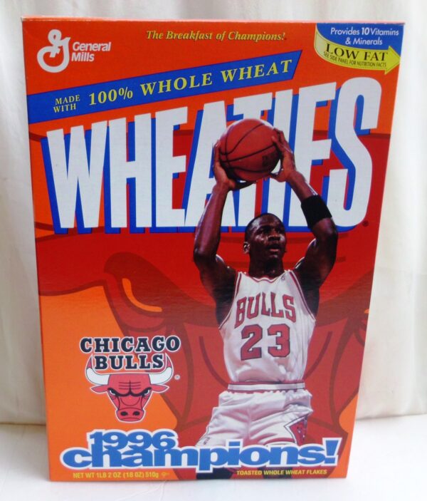 Michael Jordan Empty Box(Chicago Bulls 1996 Champions! Wheaties) (2)