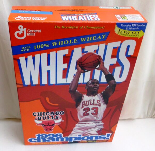 Michael Jordan Empty Box(Chicago Bulls 1996 Champions! Wheaties) (3)