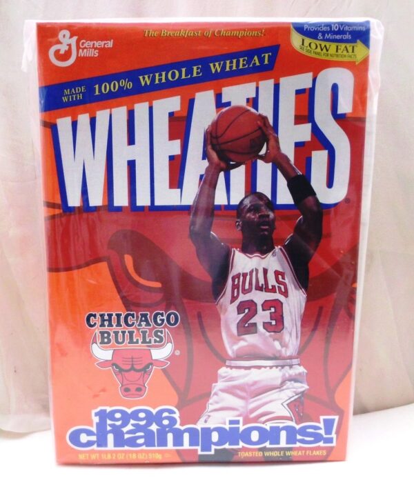 Michael Jordan Full Box(Chicago Bulls 1996 Champions! Wheaties) (1)