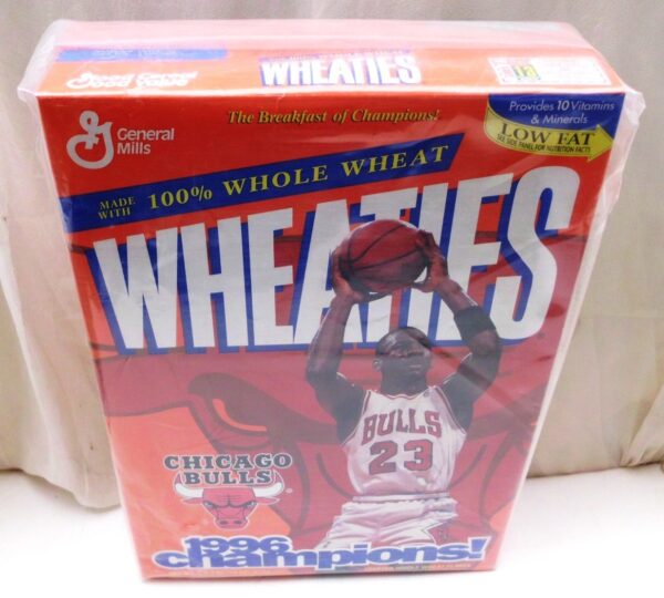 Michael Jordan Full Box(Chicago Bulls 1996 Champions! Wheaties) (3)