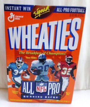 NFL All Pro Running Backs (Barry, Thurman & Marcus) Wheaties (0)