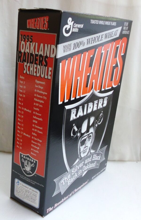 Raiders Empty Box(Back In Oakland! Wheaties) (4) Raiders Empty Box(Back In Oakland! Wheaties) (4)