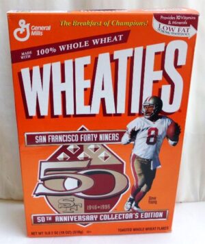 Steve Young #8 NFL (49ers 50th Anniversary Collectors Ed) Wheat (0)