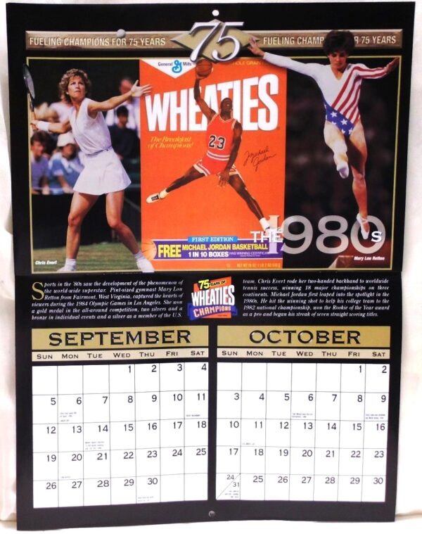 Wheaties Calendar 1924-1999 (75 Years Of Champions Wheaties) (9)