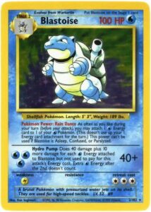 (02) Blastoise Unlimited Base Set 1-000