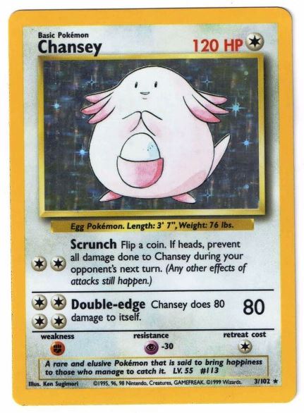 03-102 chansey (Unlimited Base Set Holo Foil)-01