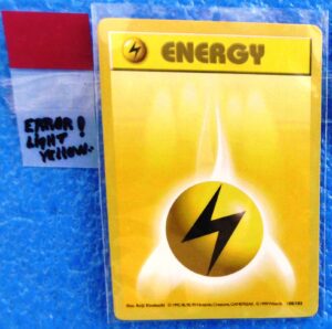 100-102 Energy (Bright Yellow Error! Card)