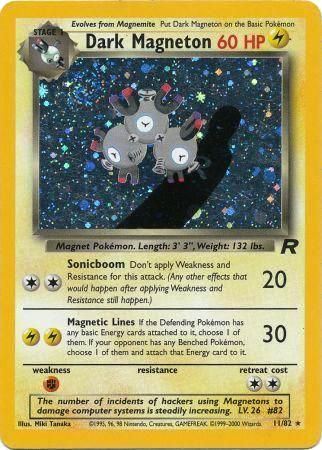 11-82 Dark Magneton (Team Rocket Unlimited Edition Holo-Foil Base) (0)
