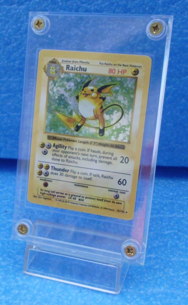 14-102 Raichu (Shadowless Holo Foil Unlimited Base Set Edition)1999 (4)