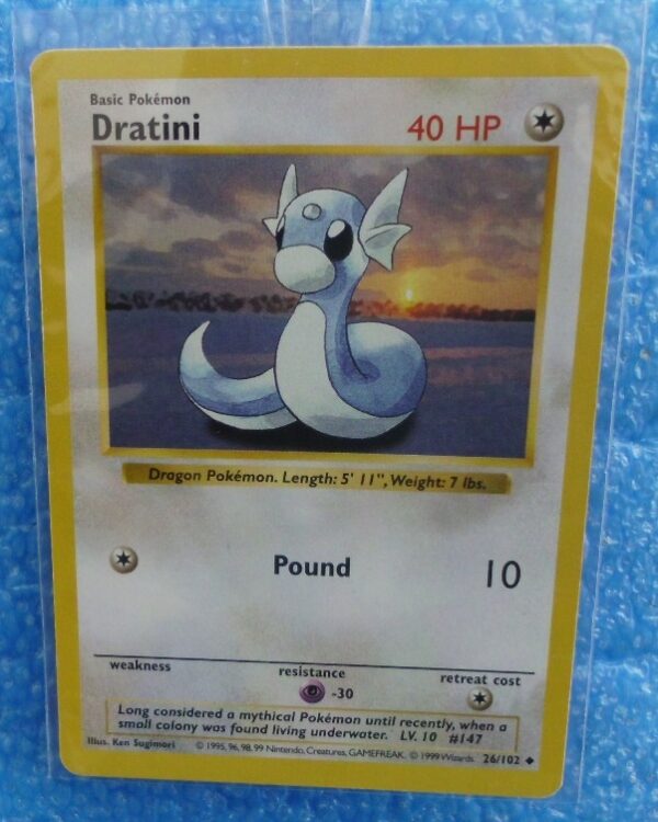 26-102 Dratini (Shadowless Unlimited Base Set Edition)1999 (1)