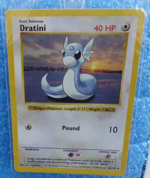 26-102 Dratini (Shadowless Unlimited Base Set Edition)1999 (2)
