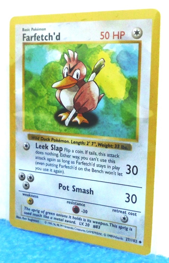 27-102 Farfetch'd (Shadowless Unlimited Base Set Edition) (2)