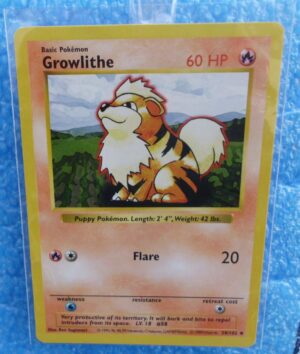 28-102 Growlithe (Shadowless Unlimited Base Set Edition)1999 (0)