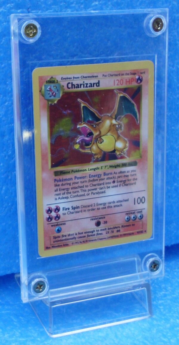 4-102 Charizard (Shadowless Holo Foil Unlimited Base Set Edition)1999 (2b)