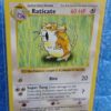 40-102 Raticate (Shadowless Unlimited Base Set Edition)1999 (2)