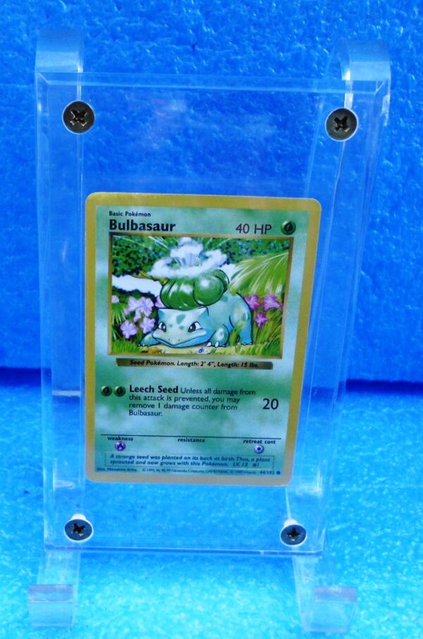44-102 Bulbasaur (Shadowless Borderl Unlimited Base Set Edition)1999 (1a)