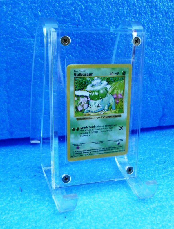 thumbnail image 2 of Pokemon Bulbasaur 44/102 – Base Set Unlimited – WOTC 1999 – Holo – Moderately Played 2 of 5