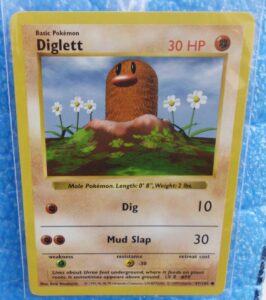 47-102 Diglett (Shadowless Unlimited Base Set Edition)1999 (1)