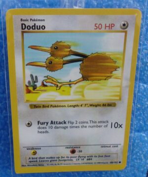 48-102 Doduo (Shadowless Unlimited Base Set Edition)1999 (1)