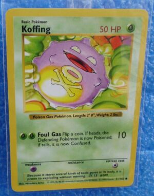 51-102 Koffing (Shadowless Unlimited Base Set Edition)1999 (1)