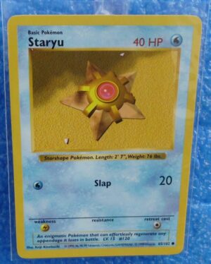 65-102 Staryu (Shadowless Unlimited Base Set Edition)1999 (1) 65-102 Staryu (Shadowless Unlimited Base Set Edition)1999 (1)