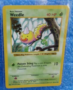 69-102 Weedle (Shadowless Unlimited Base Set Edition)1999 (1)