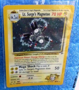8-132 Lt. Surge's Magneton (Gym Heroes 1st Edition Holo Foil) Base Set (1999-2000) (2)