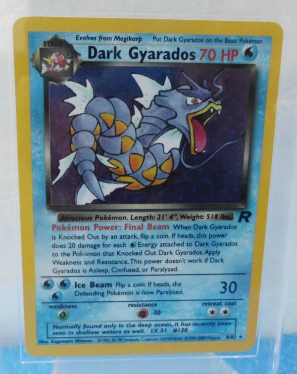 8-82 Dark Gyarados (Pokemon (THIS IS NOT A PROMO RELEASE) Team Rocket Unlimited Holo-Foil Base) (2)