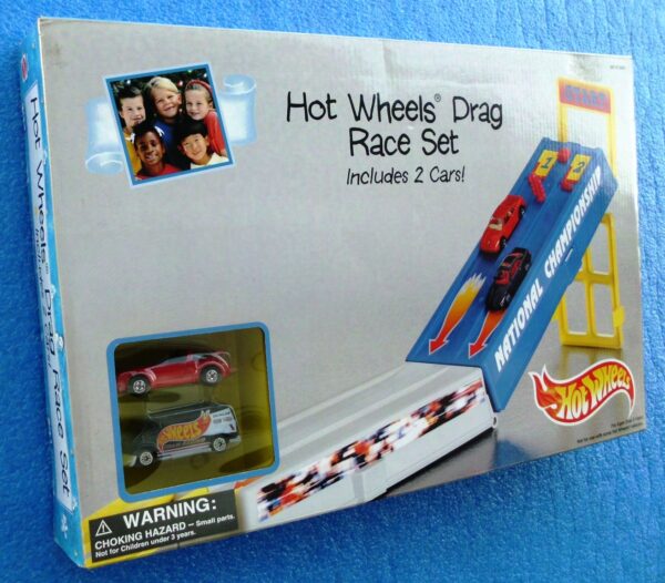 Drag Race Set Hotwheels (1996 Includes 2 Cars) (5)