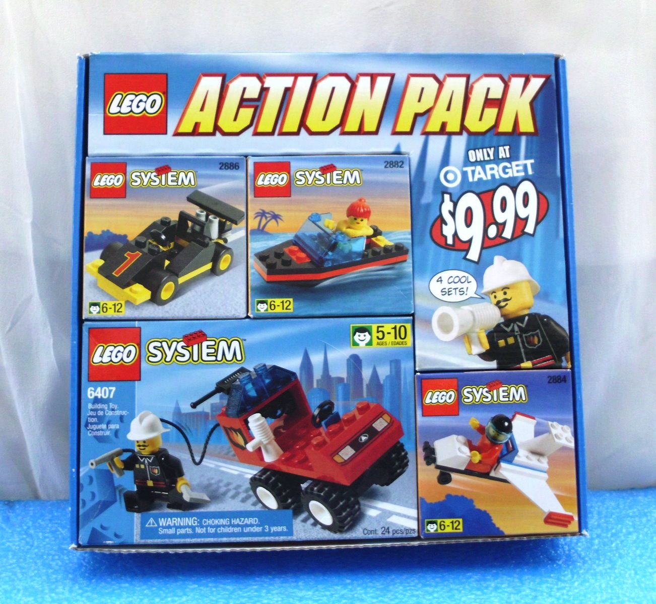 Faktisk Magtfulde uafhængigt Lego System ("Exclusive Target Multi-Action Pack-4 pc-Box Set Classic  Vintage Series") Target-Lego Collection "Rare-Vintage" (1998) » Now And  Then Collectibles