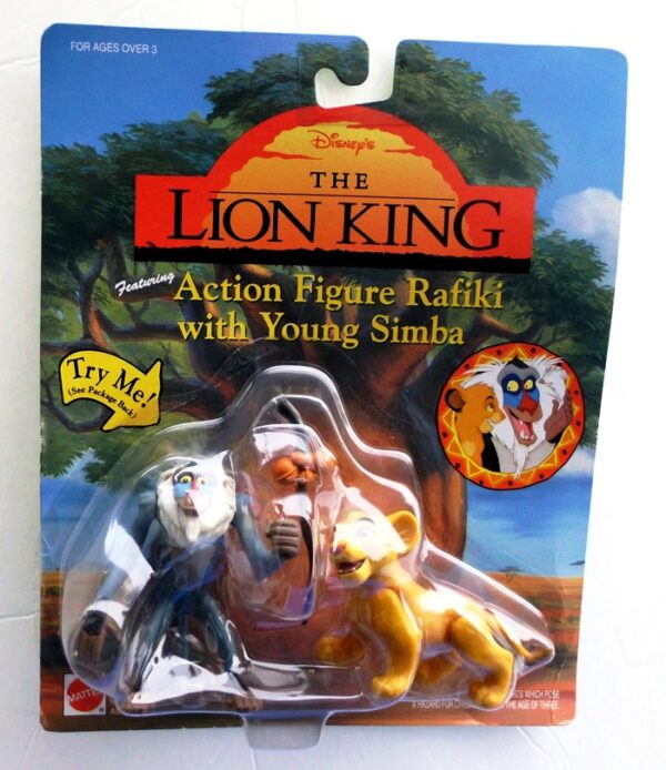 The Lion King (Action Figure Rafiki with Young Simba) (Series-1) (0) The Lion King (Action Figure Rafiki with Young Simba) (Series-1) (0)