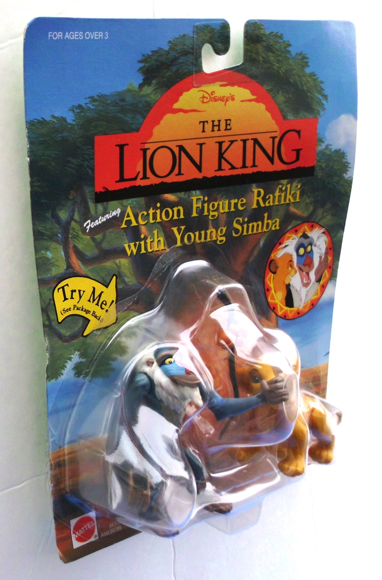 The Lion King 1994 (“Action Figure Rafiki with Young Simba”) “Disney's ...